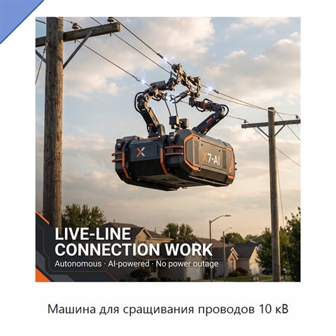 Машина для сращивания проводов 10 кВ