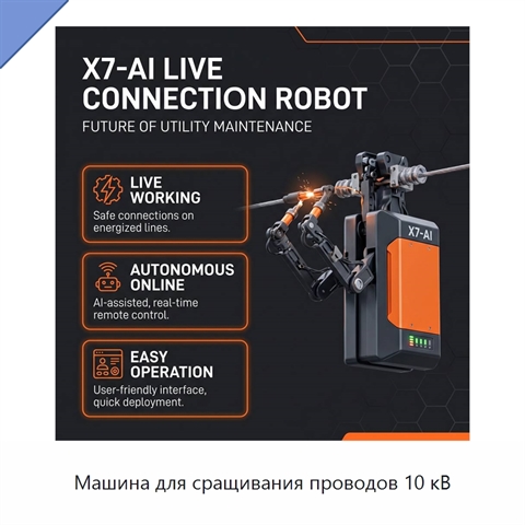 Машина для сращивания проводов 10 кВ