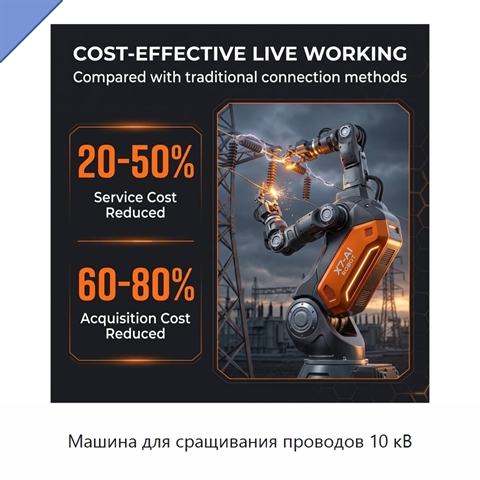 Машина для сращивания проводов 10 кВ