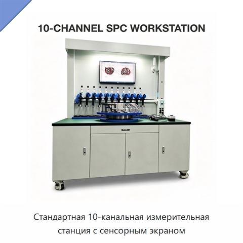 Стандартная 10-канальная измерительная станция с сенсорным экраном