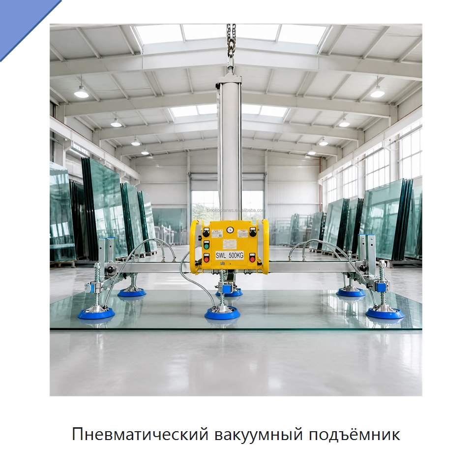 Пневматический вакуумный подъёмник — Вакуумные грузозахваты