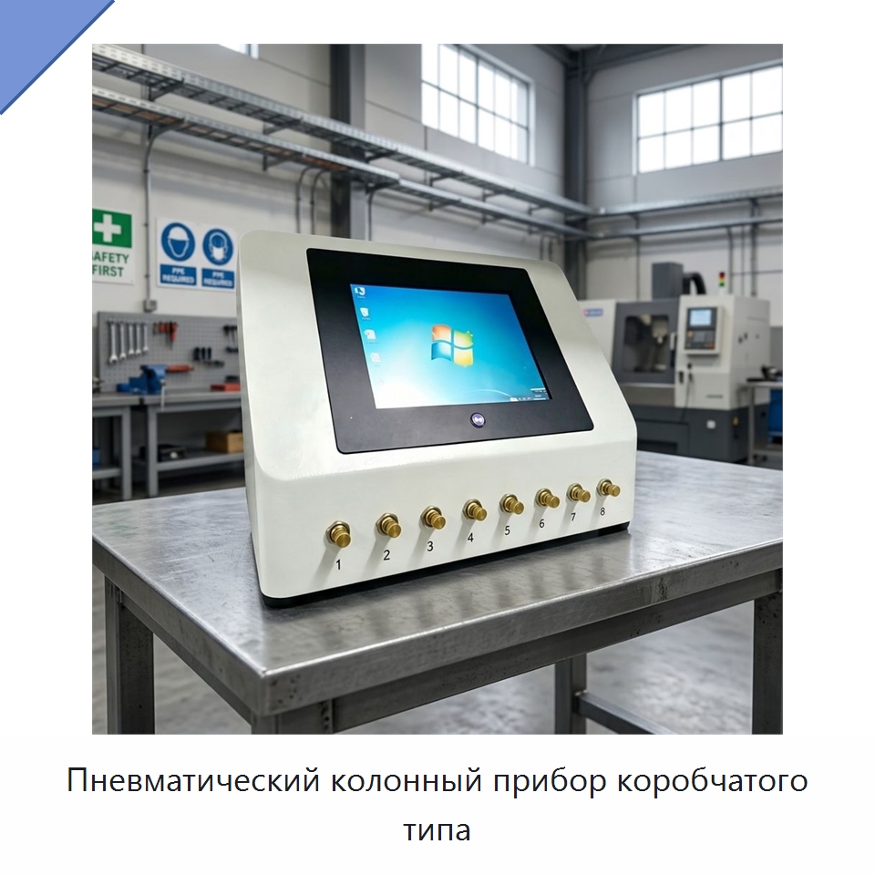 Пневматический колонный прибор коробчатого типа — Специальные испытательные приборы