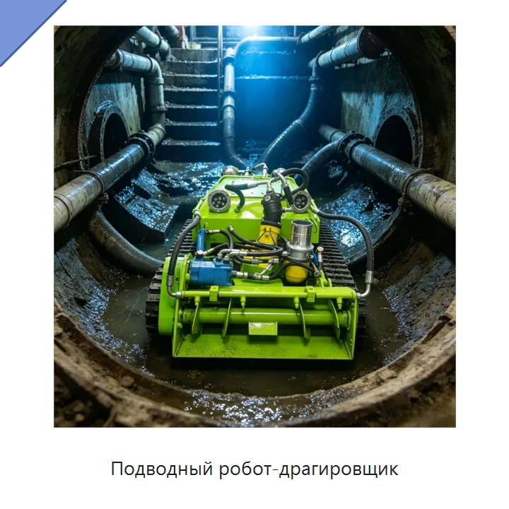 Подводный робот-драгировщик — Коммунальная техника