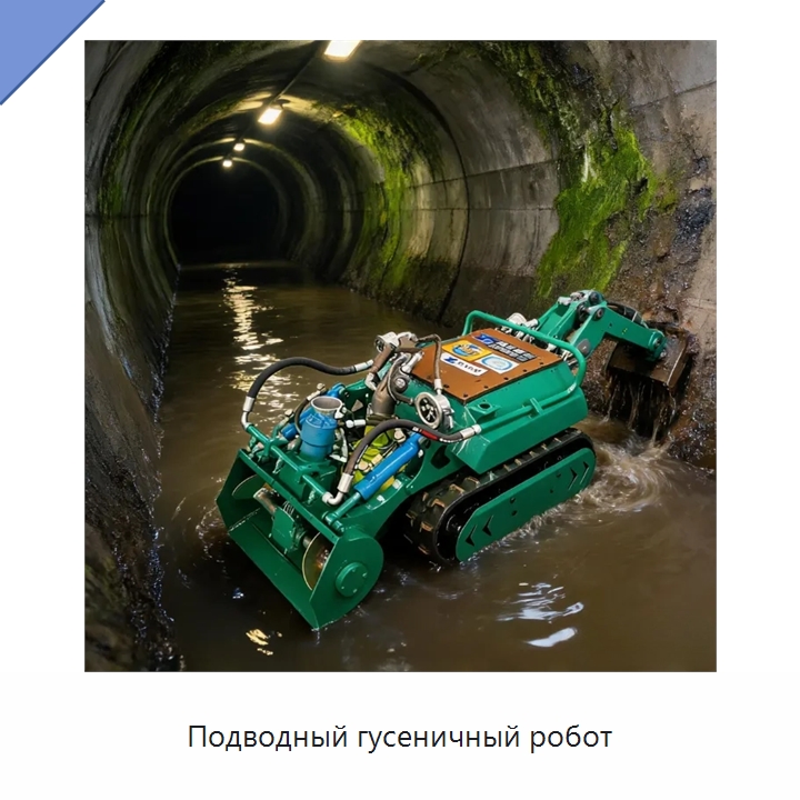 Подводный гусеничный робот — Коммунальная техника