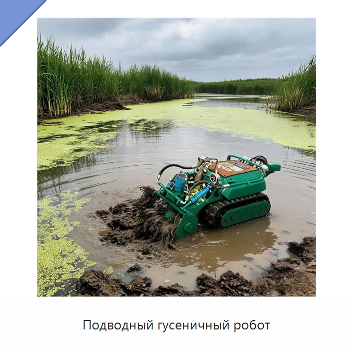 Подводный гусеничный робот — Коммунальная техника