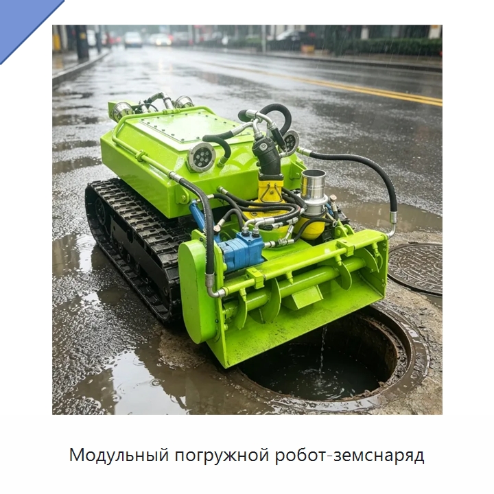 Модульный погружной робот-земснаряд — Коммунальная техника