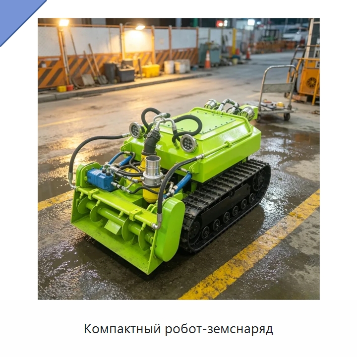 Компактный робот-земснаряд — Коммунальная техника