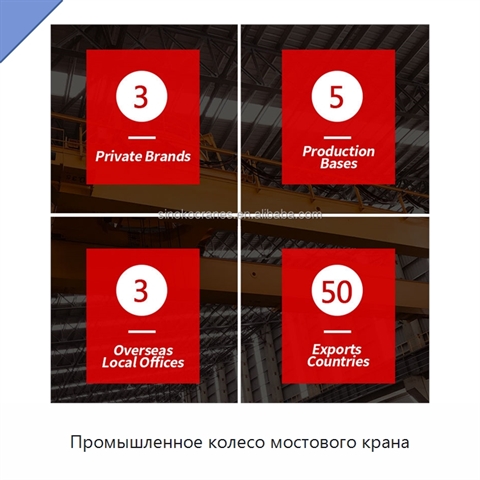 Промышленное колесо мостового крана