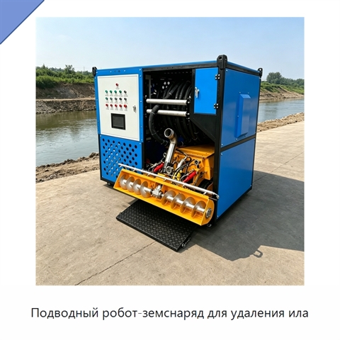 Подводный робот-земснаряд для удаления ила