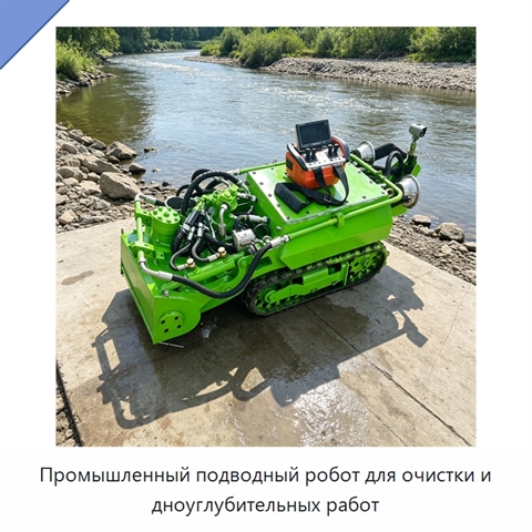 Промышленный подводный робот для очистки и дноуглубительных работ