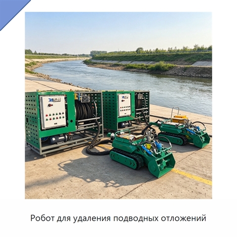 Робот для удаления подводных отложений