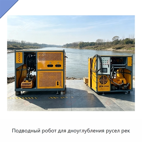 Подводный робот для дноуглубления русел рек