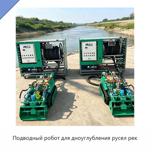 Подводный робот для дноуглубления русел рек