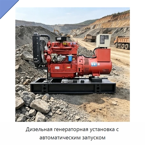 Дизельная генераторная установка с автоматическим запуском