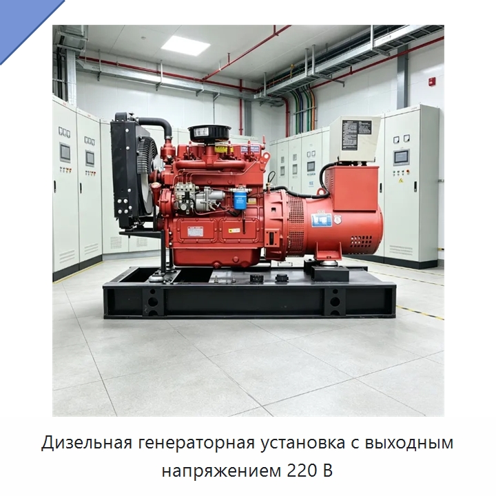 Дизельная генераторная установка с выходным напряжением 220 В — Генерация электроэнергии