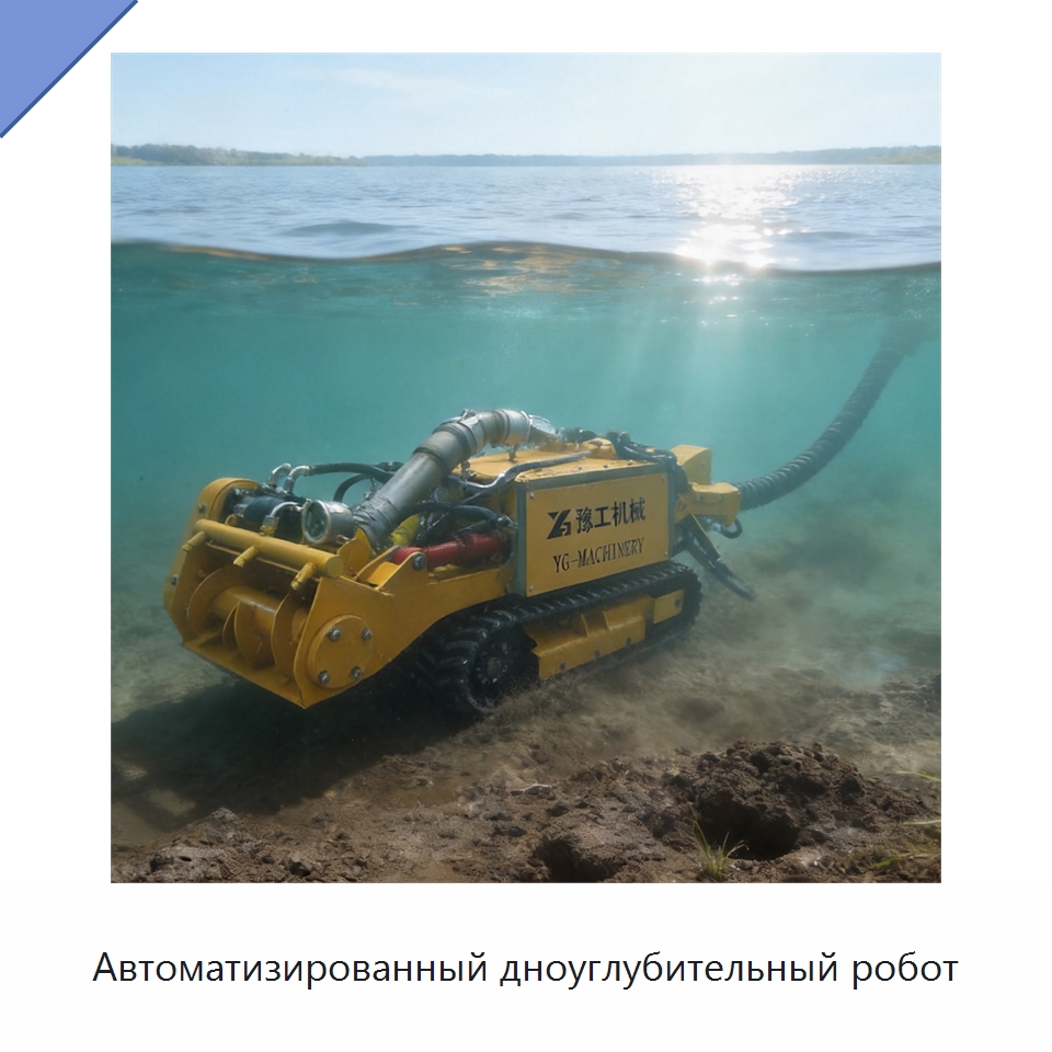 Автоматизированный дноуглубительный робот — Горнодобывающее оборудование