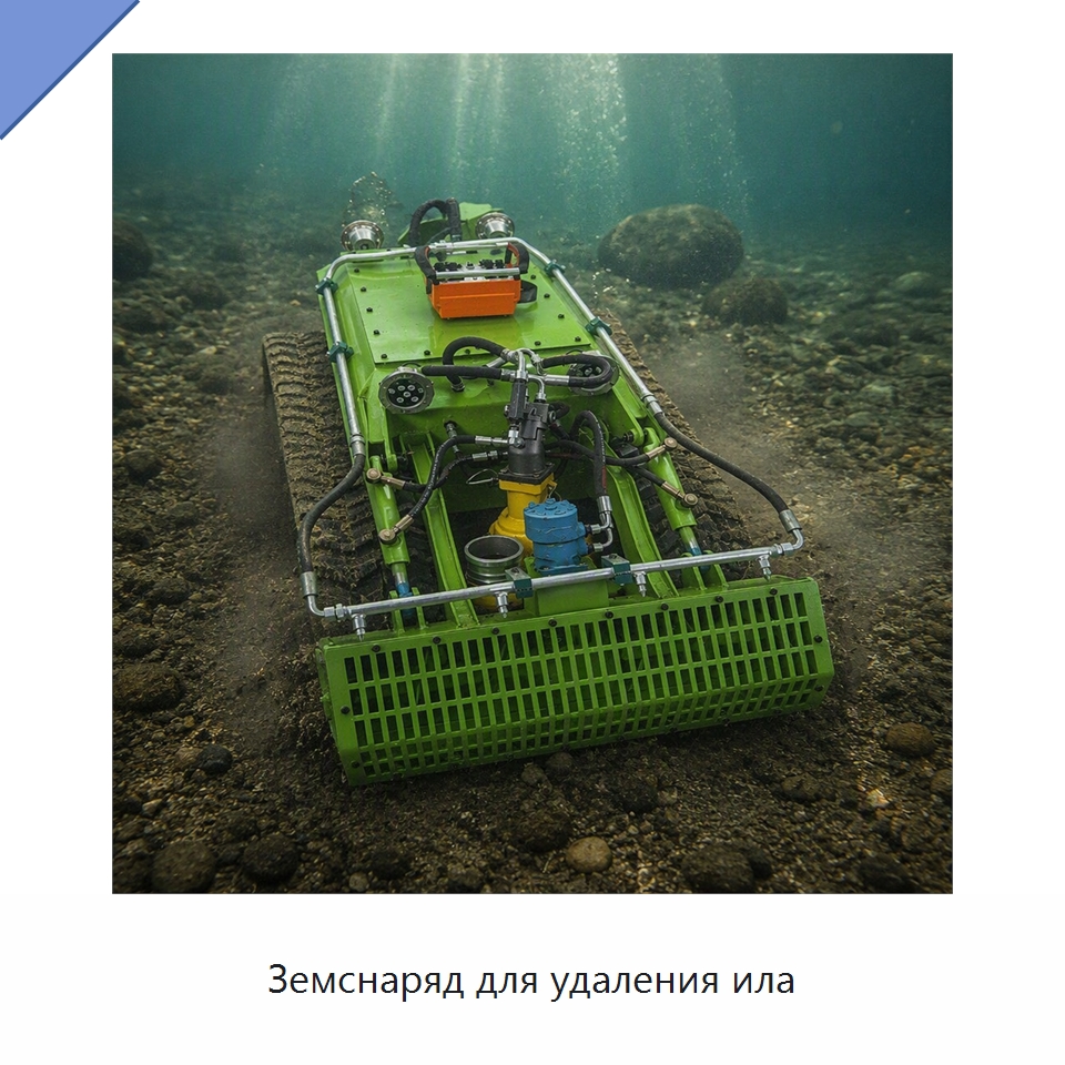 Земснаряд для удаления ила — Горнодобывающее оборудование