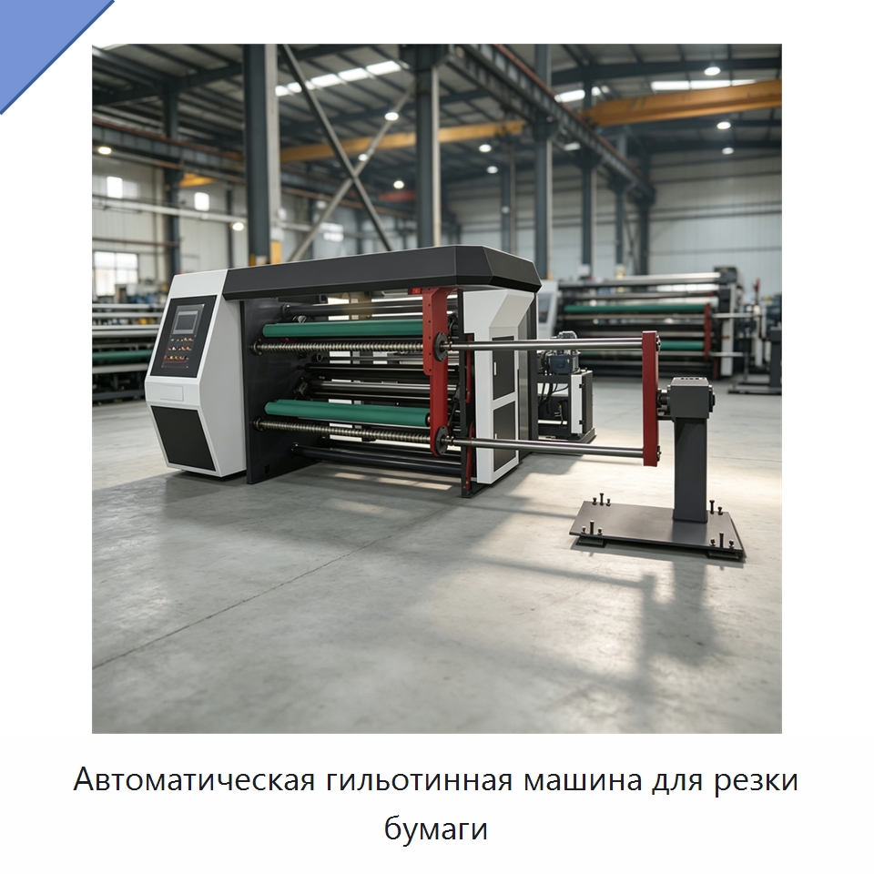 Автоматическая гильотинная машина для резки бумаги — Бумагообрабатывающее оборудование