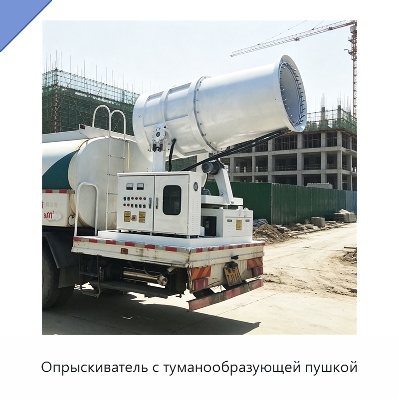 Опрыскиватель с туманообразующей пушкой — Туманообразующие пушки