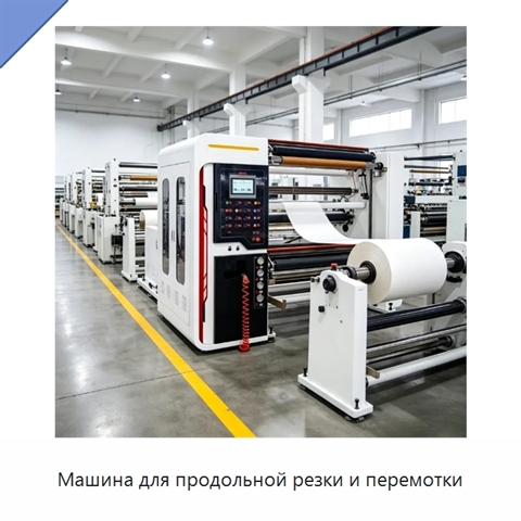 Машина для продольной резки и перемотки