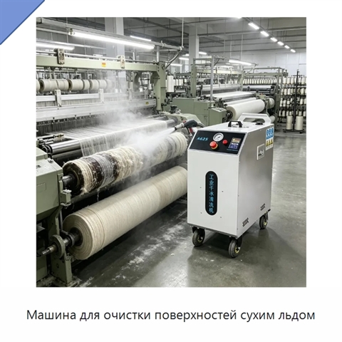Машина для очистки поверхностей сухим льдом
