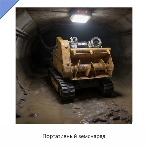 Портативный земснаряд