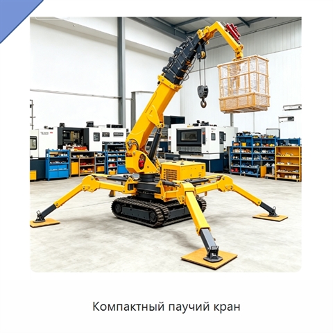 Компактный паучий кран