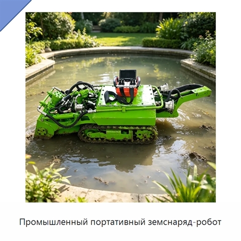 Промышленный портативный земснаряд-робот