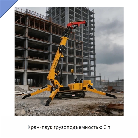 Кран-паук грузоподъемностью 3 т