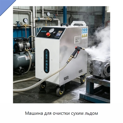 Машина для очистки сухим льдом