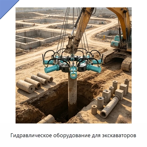 Гидравлическое оборудование для экскаваторов