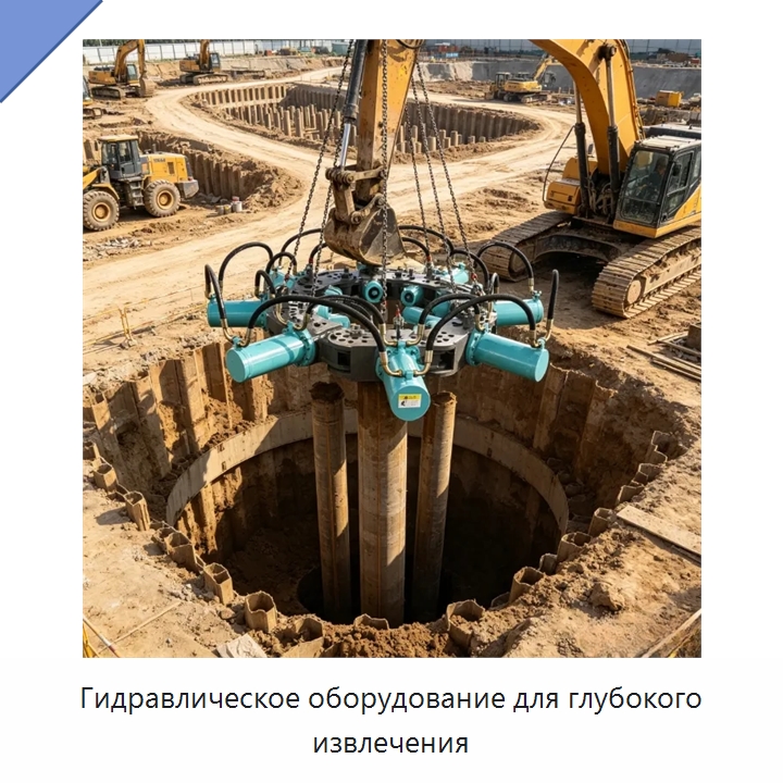 Гидравлическое оборудование для глубокого извлечения — Навесное оборудование для строительной техники