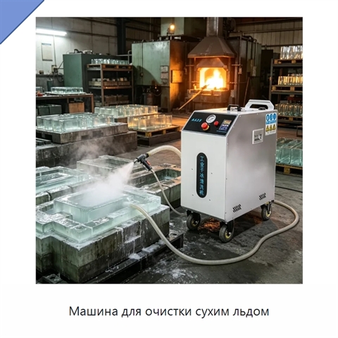 Машина для очистки сухим льдом