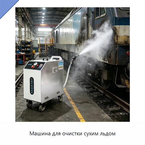 Машина для очистки сухим льдом
