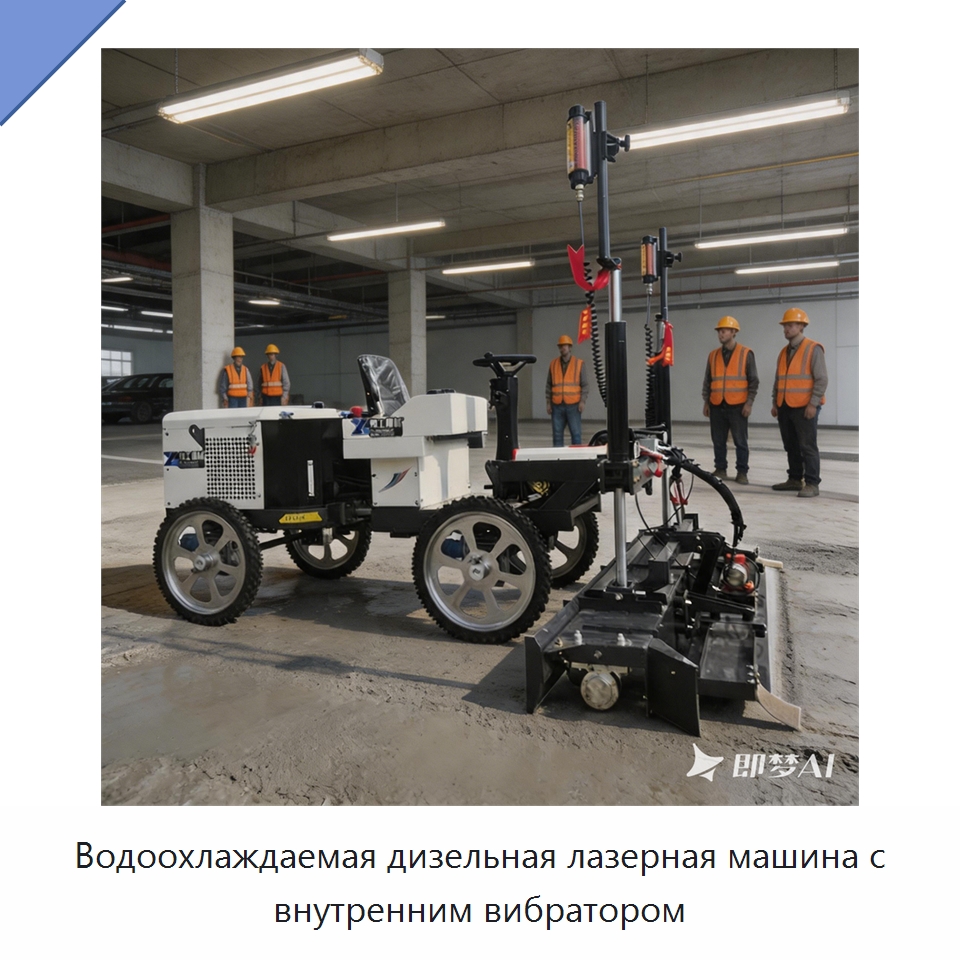 Водоохлаждаемая дизельная лазерная машина с внутренним вибратором — Оборудование для работы с бетоном