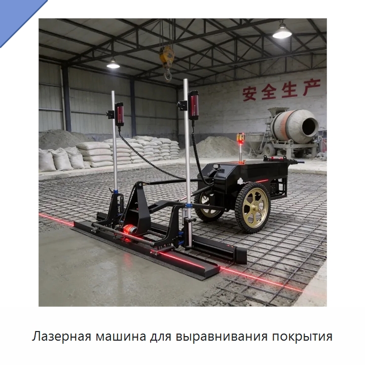 Лазерная машина для выравнивания покрытия — Оборудование для работы с бетоном