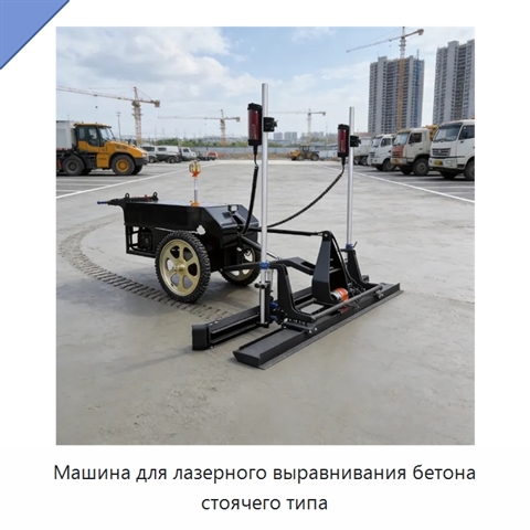 Машина для лазерного выравнивания бетона стоячего типа