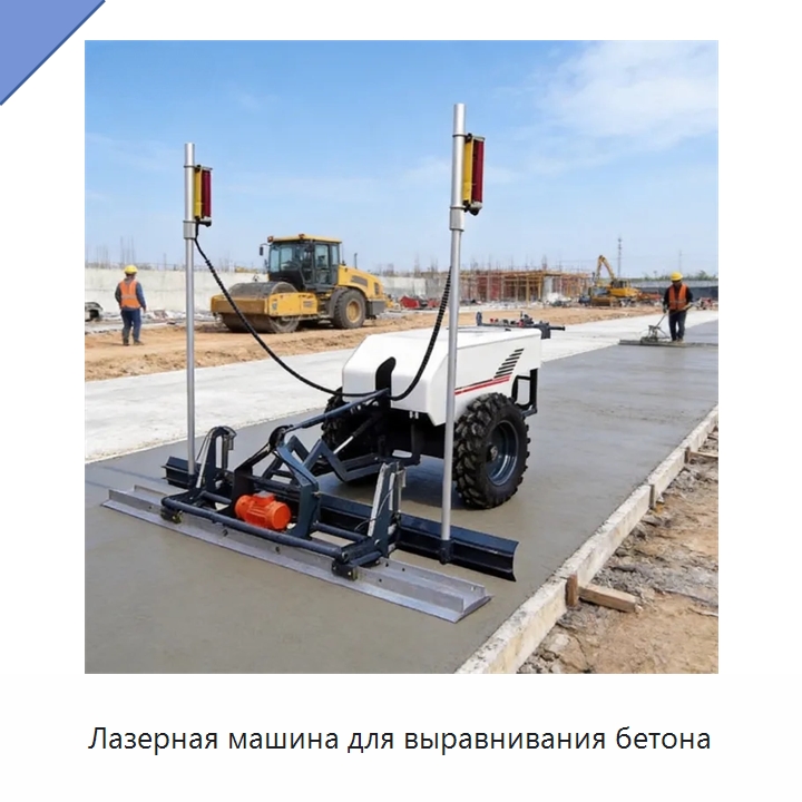 Лазерная машина для выравнивания бетона — Оборудование для работы с бетоном
