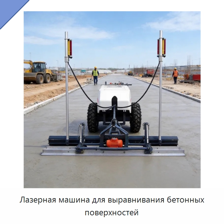 Лазерная машина для выравнивания бетонных поверхностей — Оборудование для работы с бетоном
