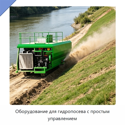 Оборудование для гидропосева с простым управлением