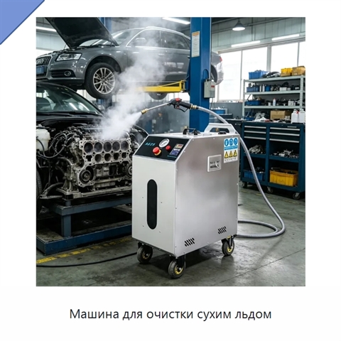 Машина для очистки сухим льдом