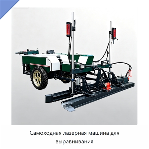 Самоходная лазерная машина для выравнивания