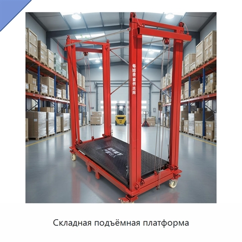 Складная подъёмная платформа