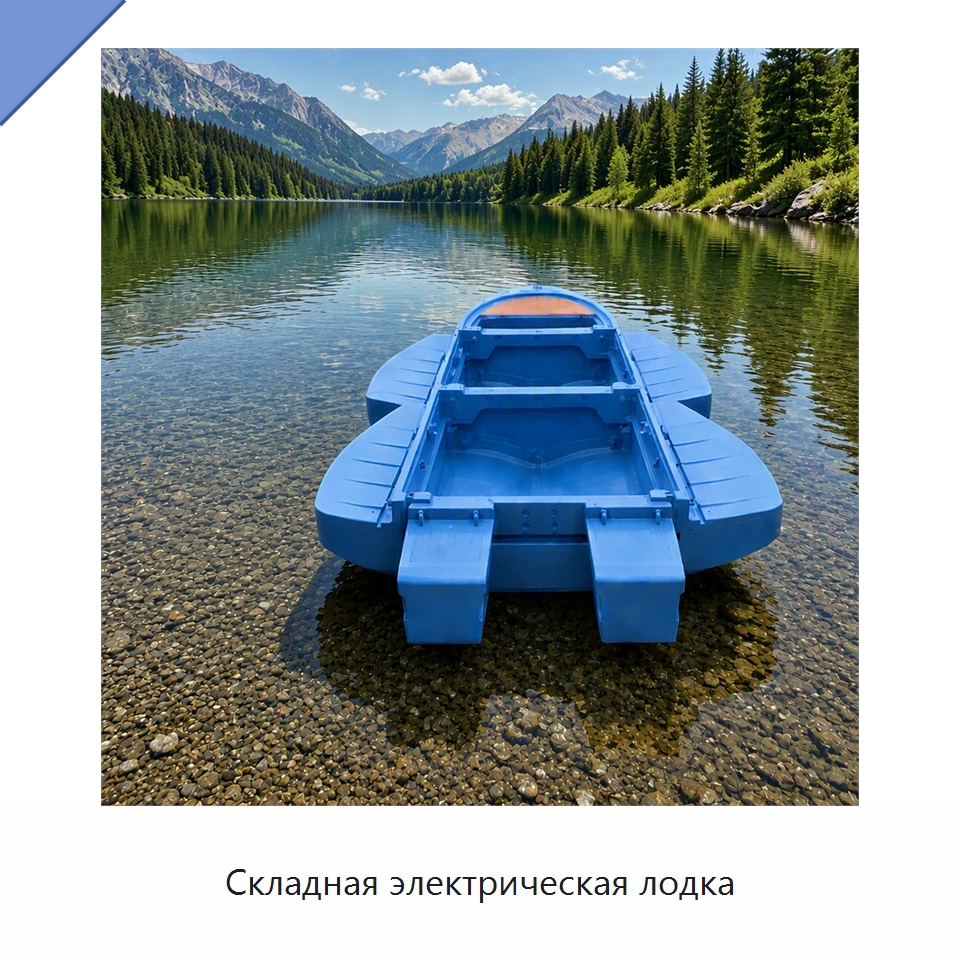 Складная электрическая лодка — Специальное подъемно-транспортное оборудование