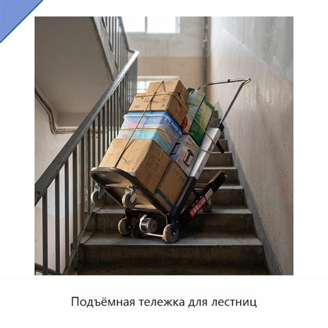 Подъёмная тележка для лестниц