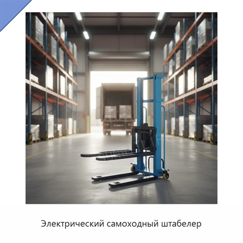 Электрический самоходный штабелер