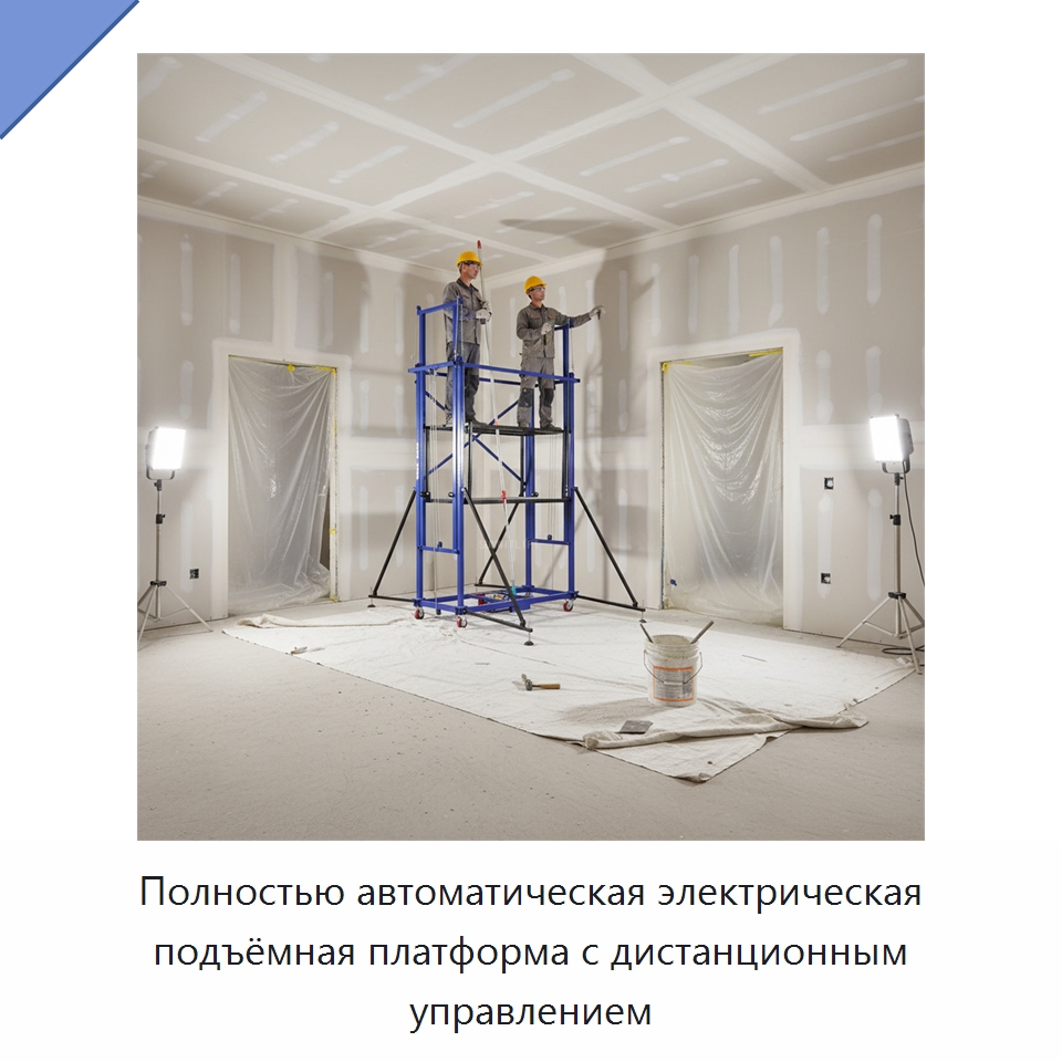 Полностью автоматическая электрическая подъёмная платформа с дистанционным управлением — Электротали