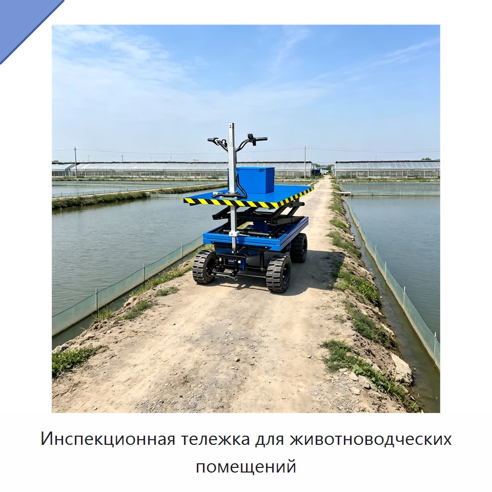 Инспекционная тележка для животноводческих помещений — Ручные грузовые тележки