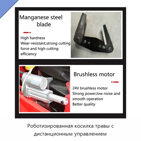 Роботизированная косилка травы с дистанционным управлением