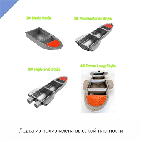 Лодка из полиэтилена высокой плотности